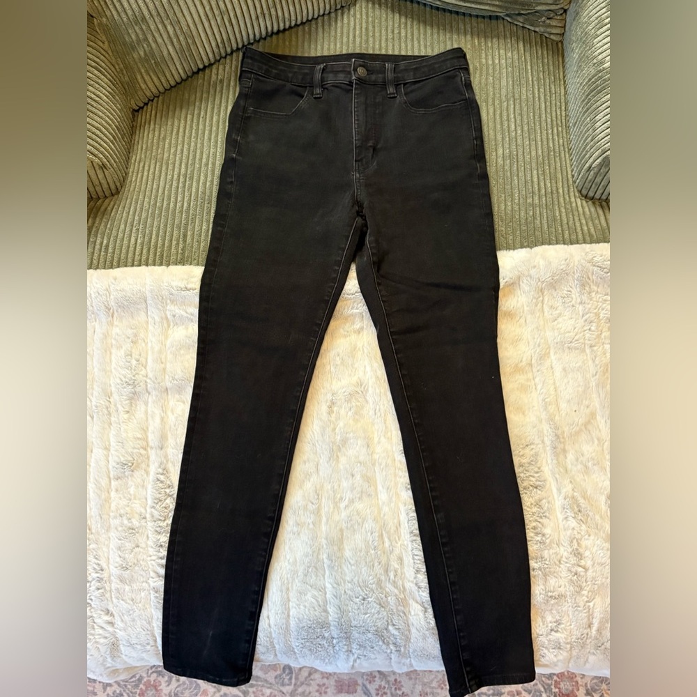 Black Skinny Women's Jeans - High Waist Stretch Denim